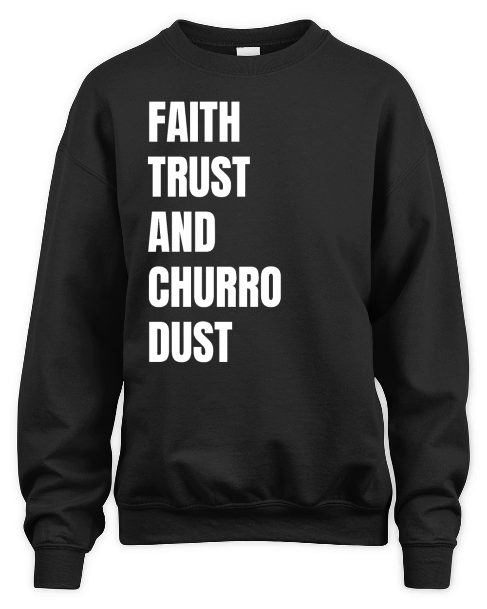 Faith Trust Vintage Mexican Churros Unisex Premium Crewneck Sweatshirt