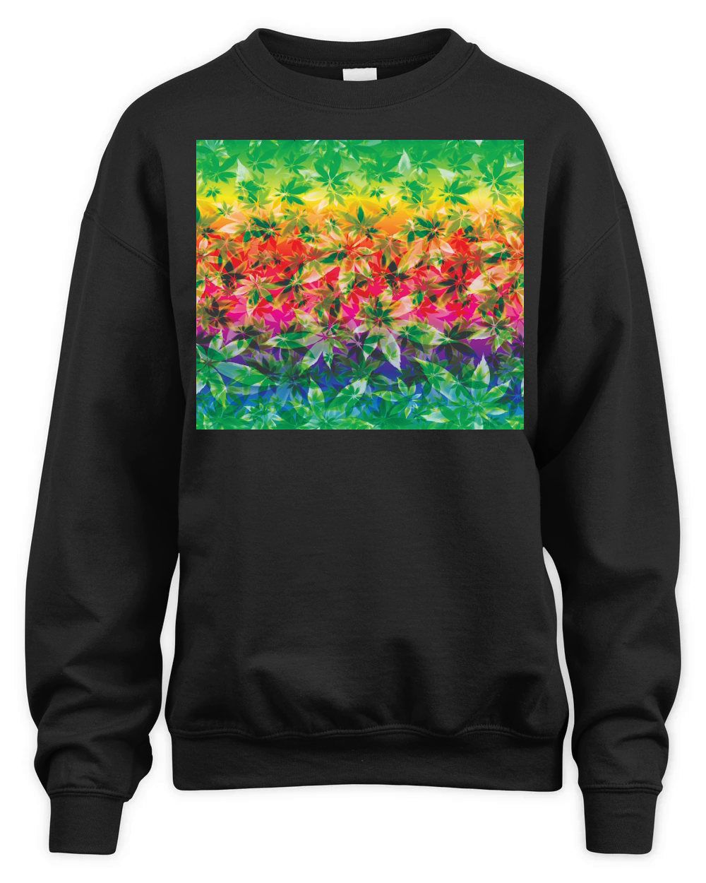 Marijuana Weed Hippie Tumbler Unisex Premium Crewneck Sweatshirt