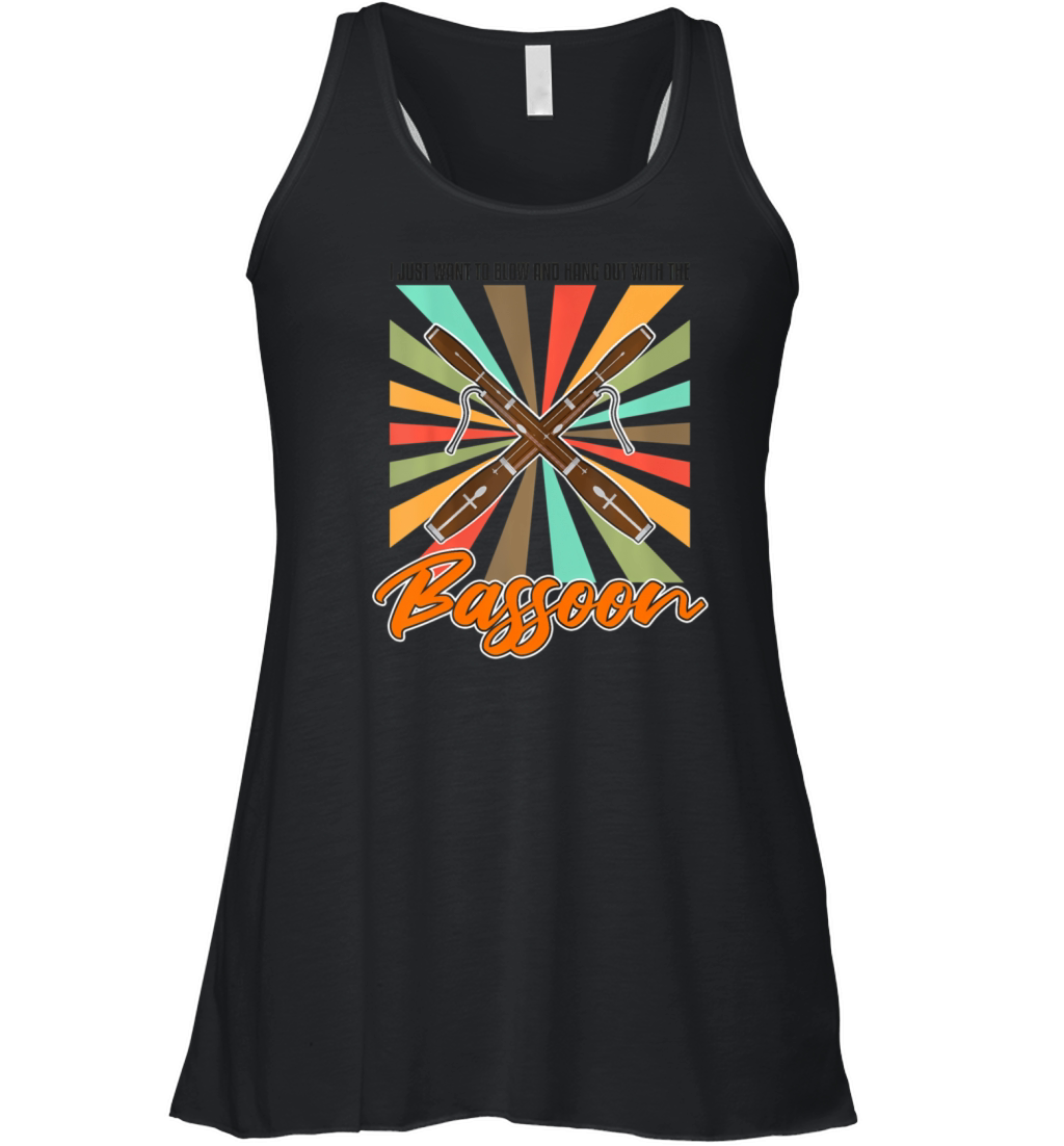 Bassoon Orchesta Quote for Bassoon Player Women's Flowy Tank Top