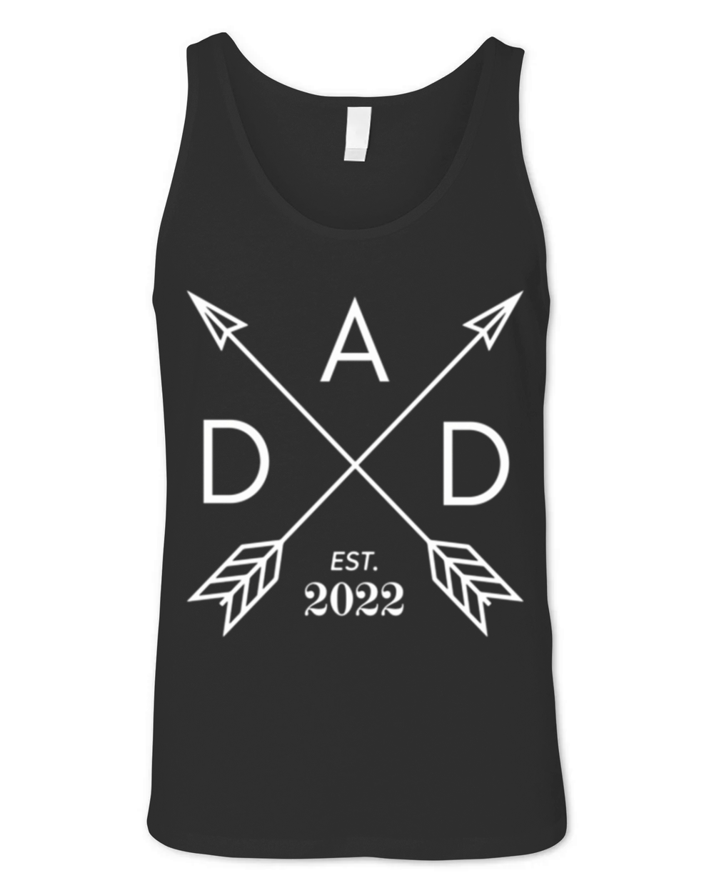 Dad Est 2022 FatherS Day 1St Time Dad New Daddy N Unisex Jersey Tank