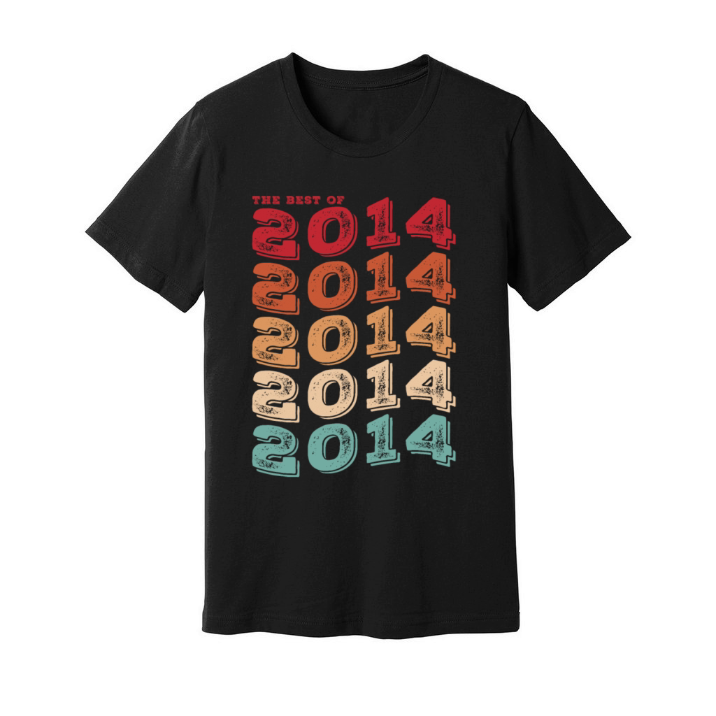 Vintage 2014 Gifts Legend for 9 Year Old - 9th Unisex Jersey Tee