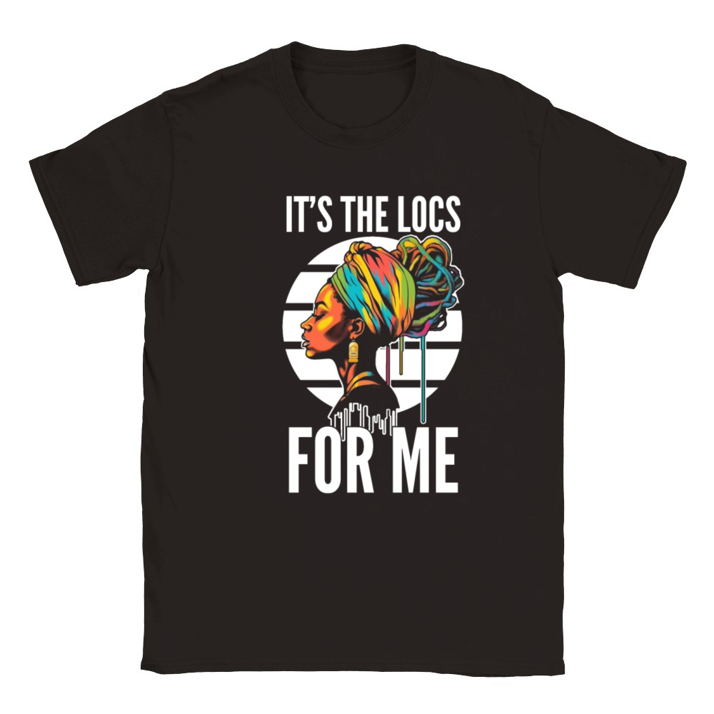 Its the Locs For Me - Afro Hair Black American Classic Kids Crewneck T-shirt