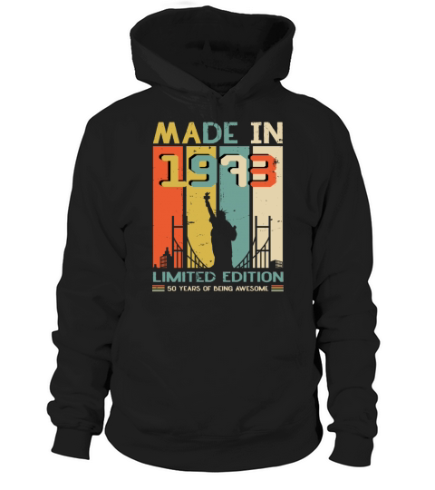 Made In 1983 40 Years Of Being Awesome Hoodie Unisex