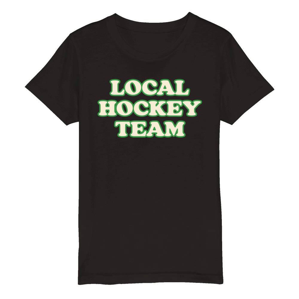 Local Hockey Team Organic Kids Crewneck T-shirt