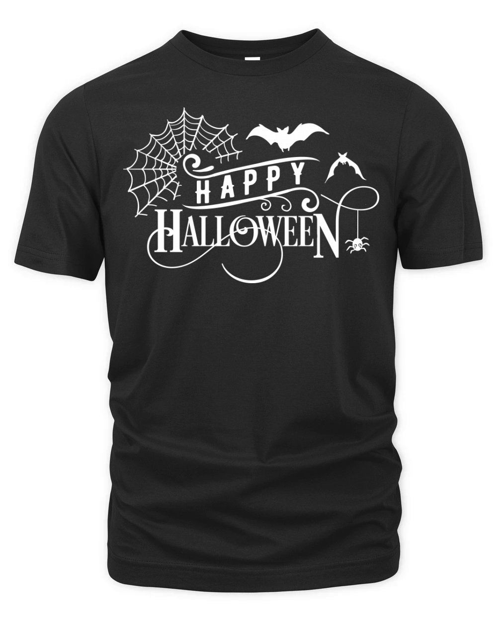Happy Halloween white Organic Unisex T-shirt