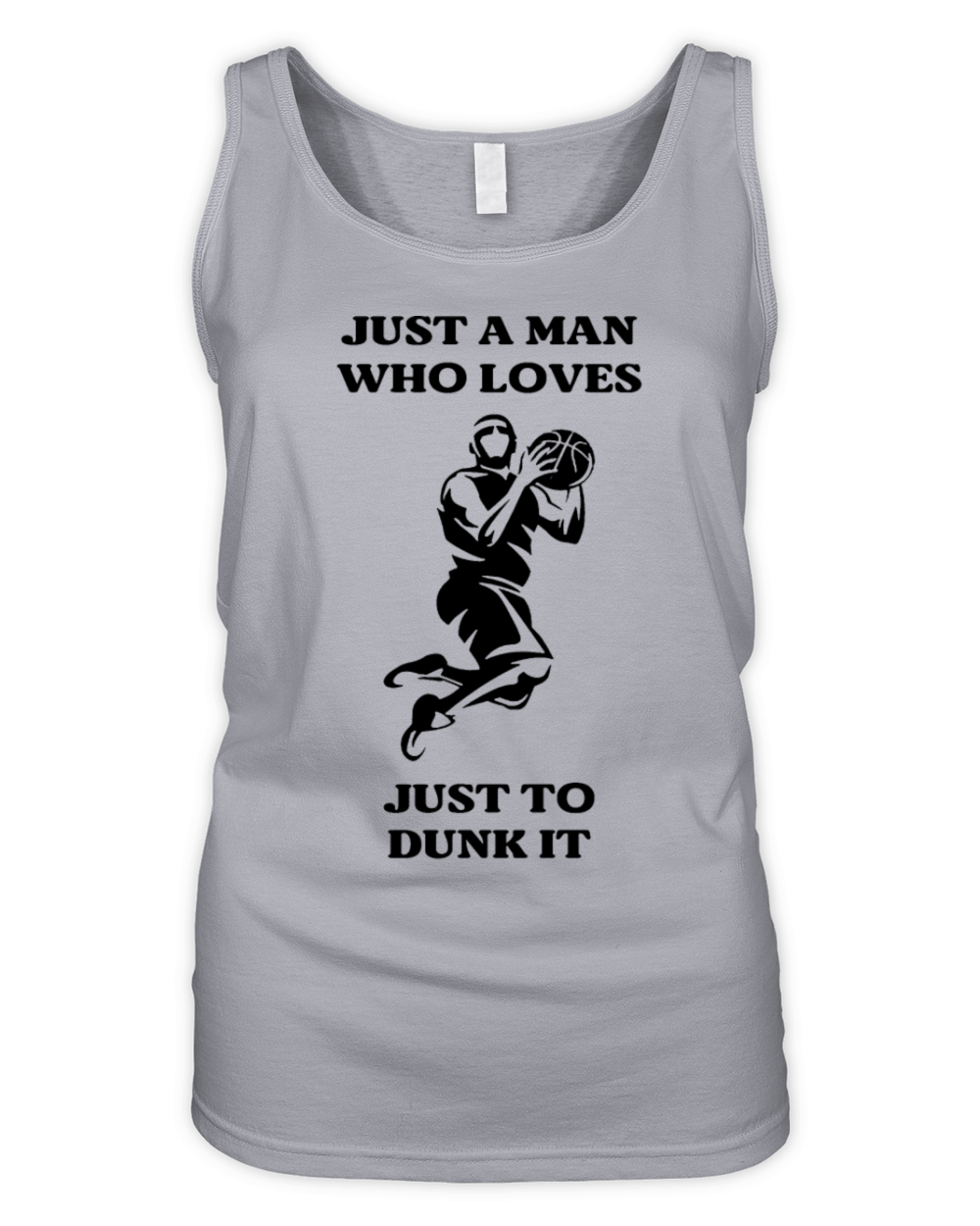 just a man who loves just to dunk it Organic Women's Tank Top
