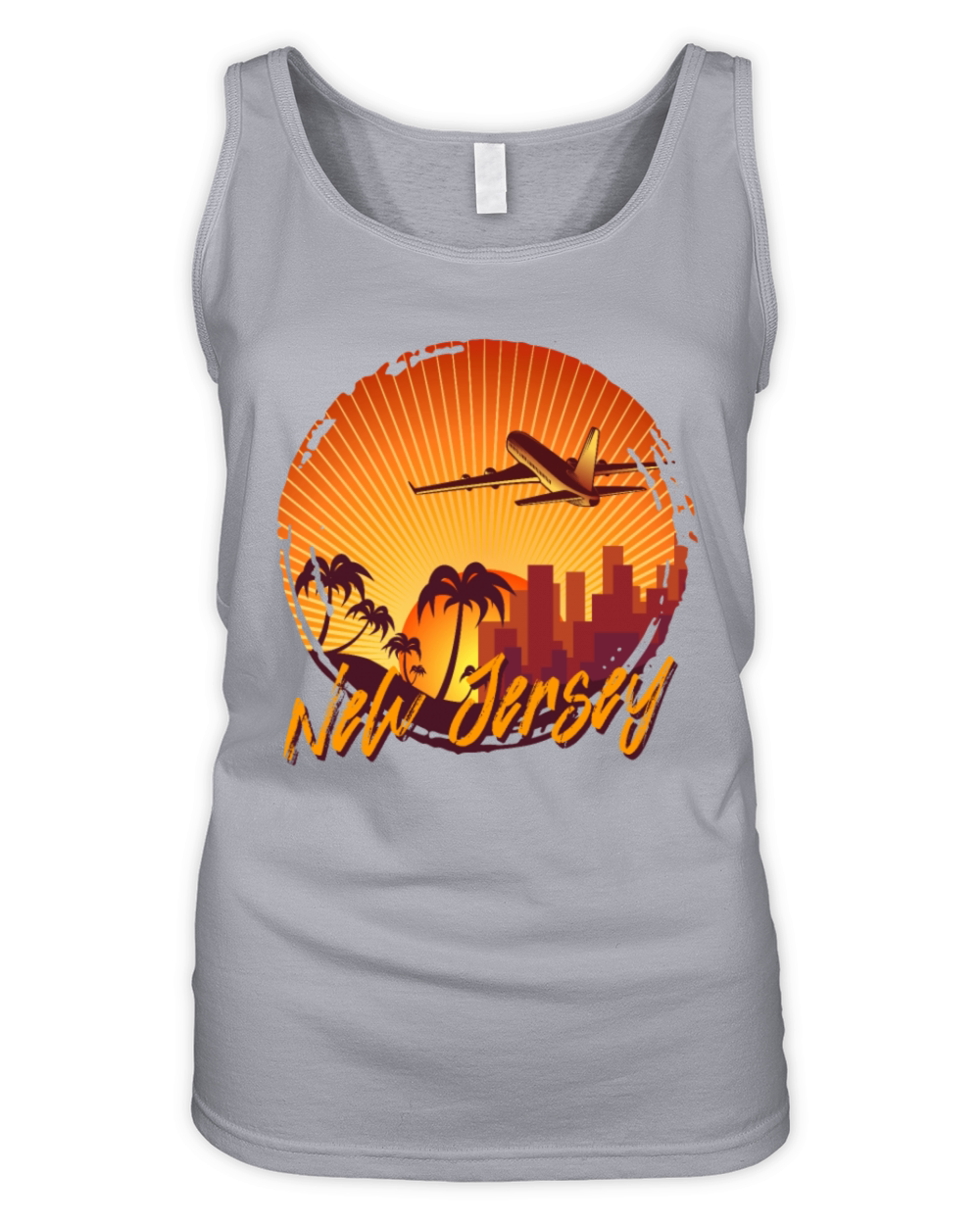 New Jersey Usa Staate Organic Women's Tank Top
