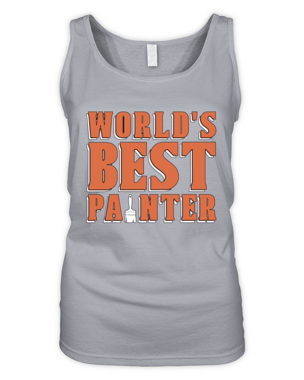 Painter Worlds Best Painter Craftsmanship Paint Organic Women's Tank Top