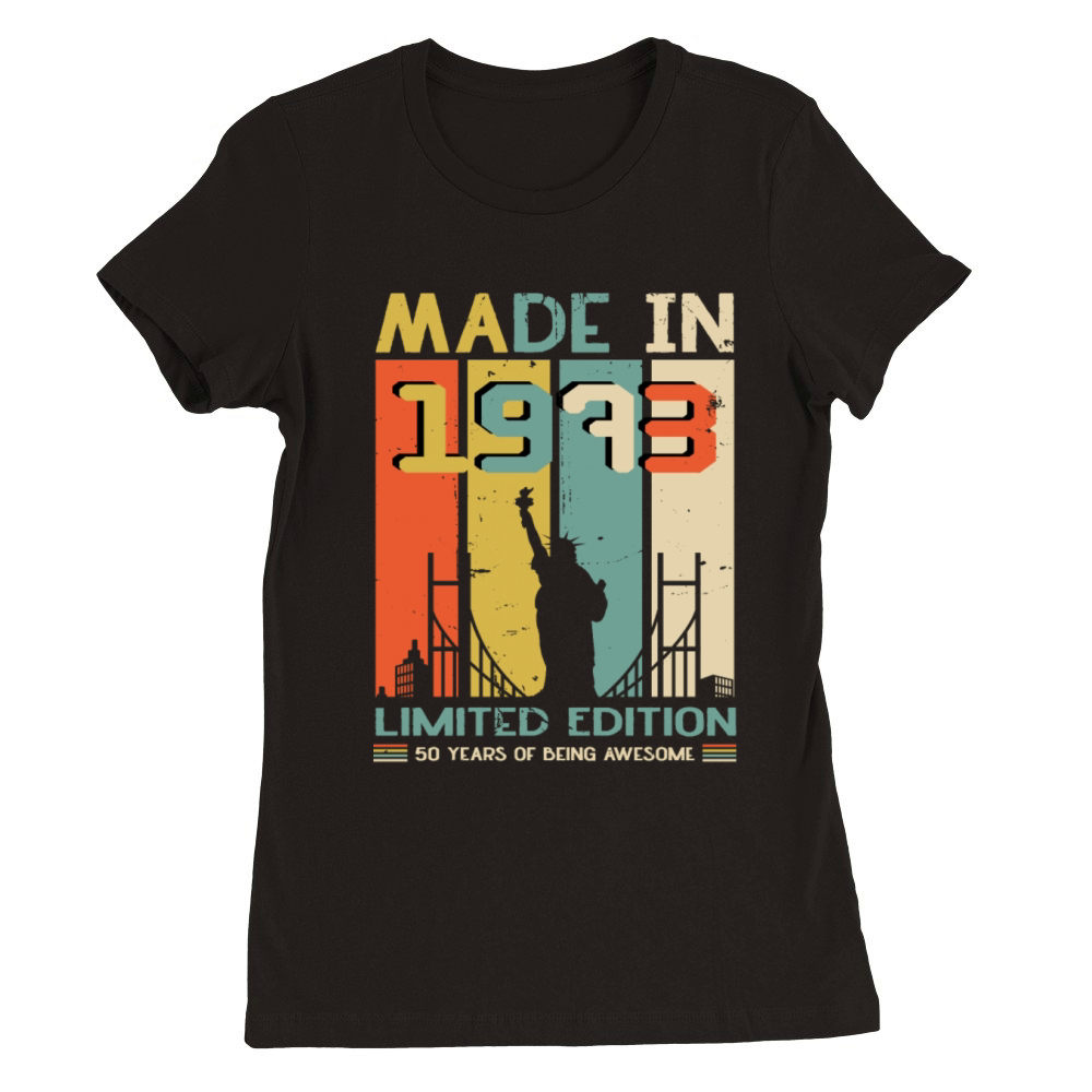 Made In 1983 40 Years Of Being Awesome Premium Womens Crewneck T-shirt