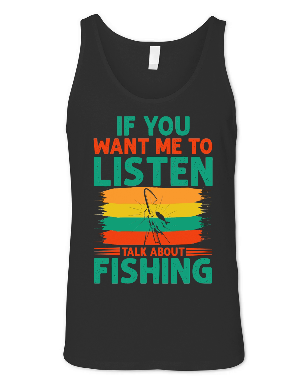 Talk About Fishing Unisex Jersey Tank