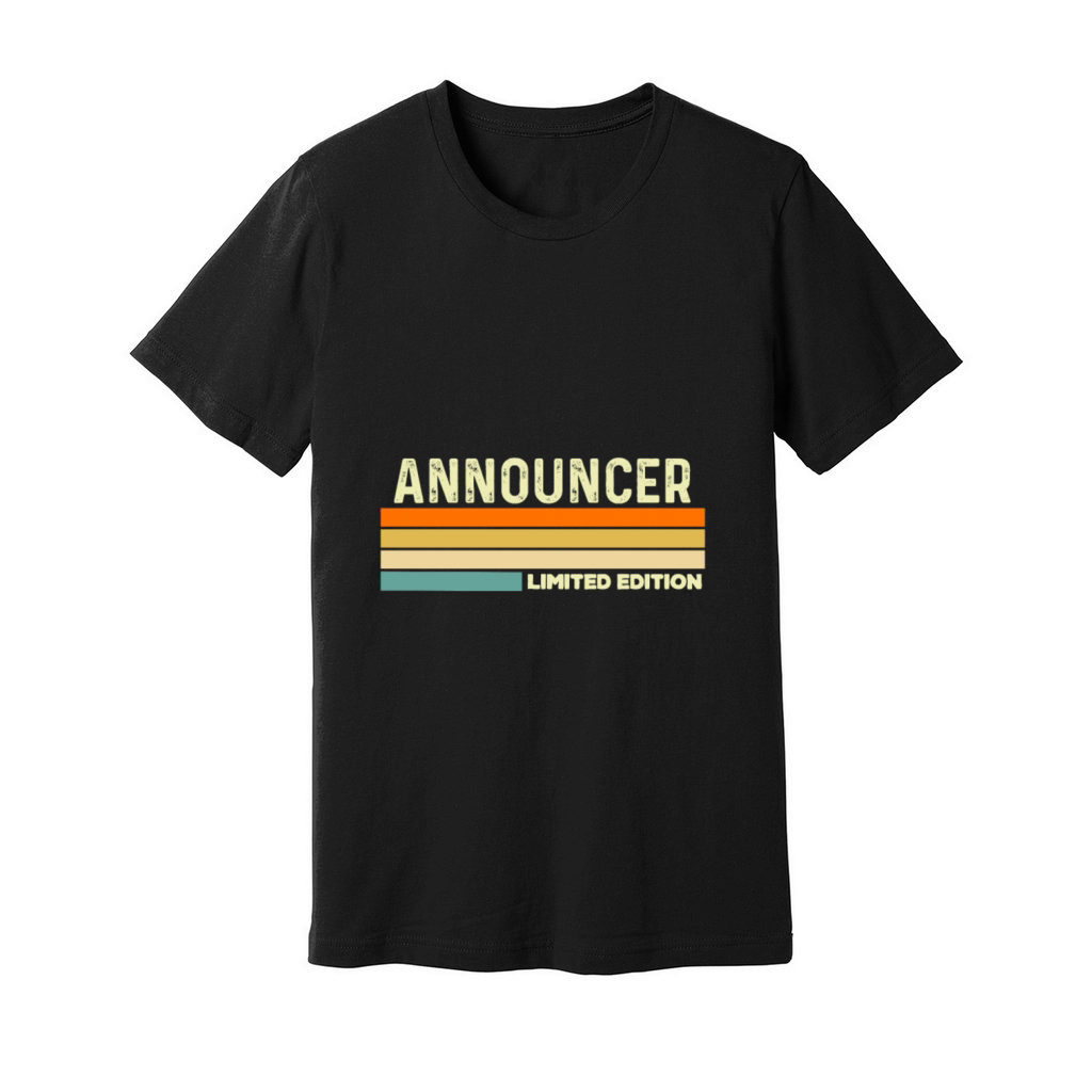 Announcer Limited edition Unisex Jersey Tee