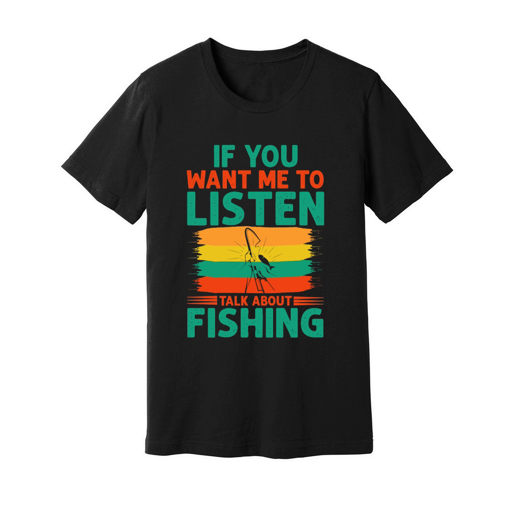 Talk About Fishing Unisex Jersey Tee
