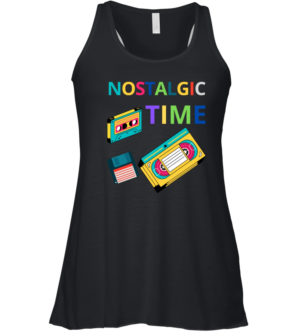 Nostalgic Time Women's Flowy Tank Top