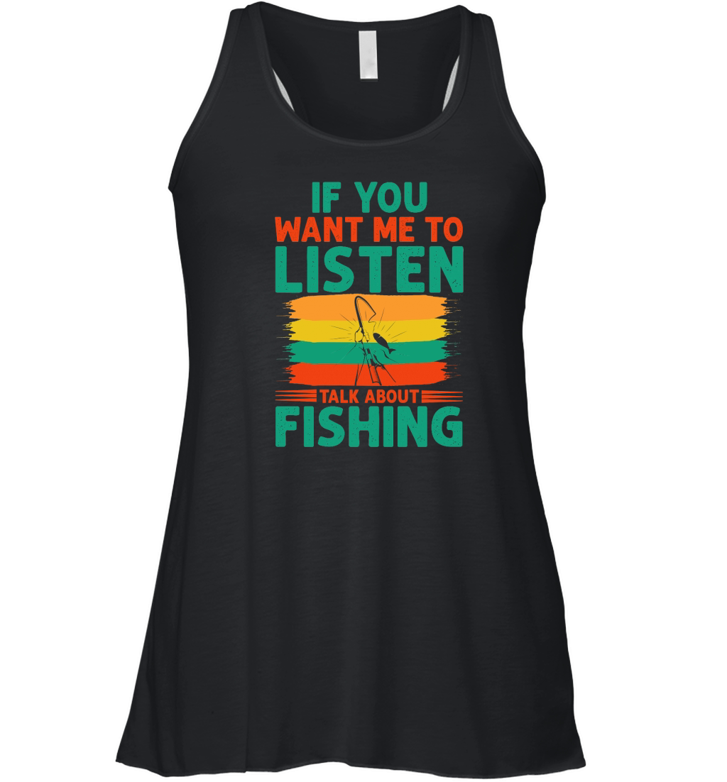 Talk About Fishing Women's Flowy Tank Top