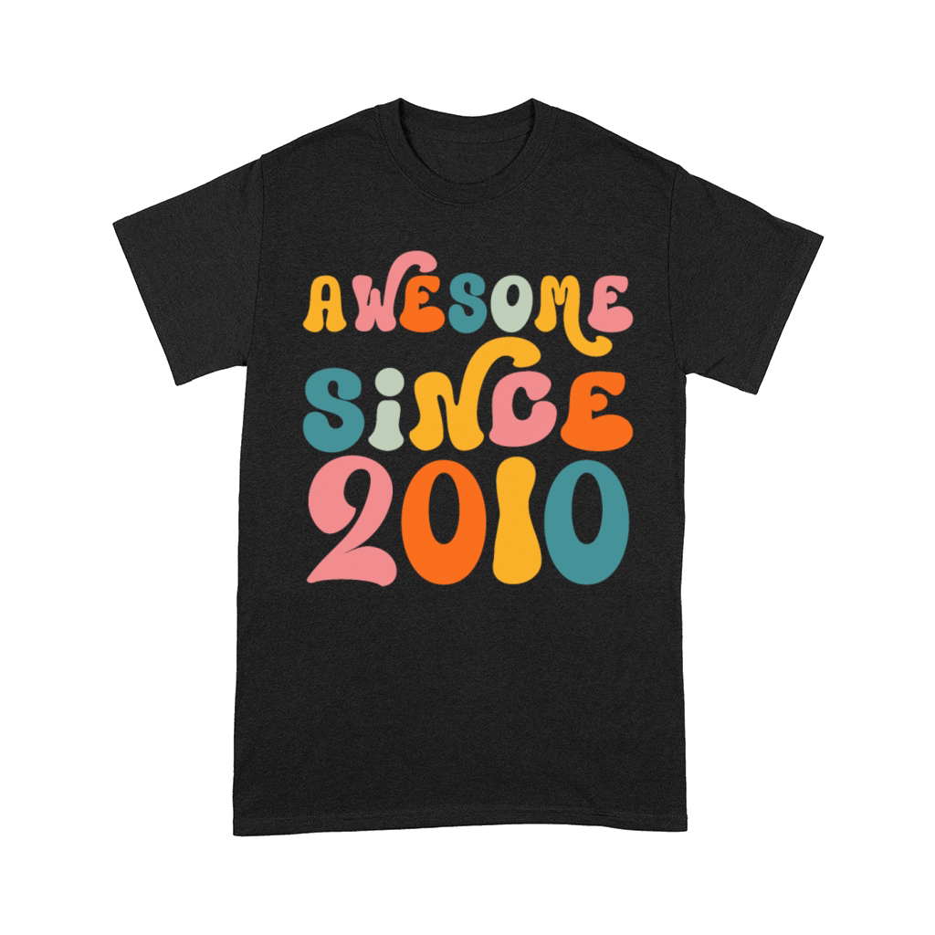 Awesome Since 2010 13th Birthday Vintage Retro Comfort T-shirt
