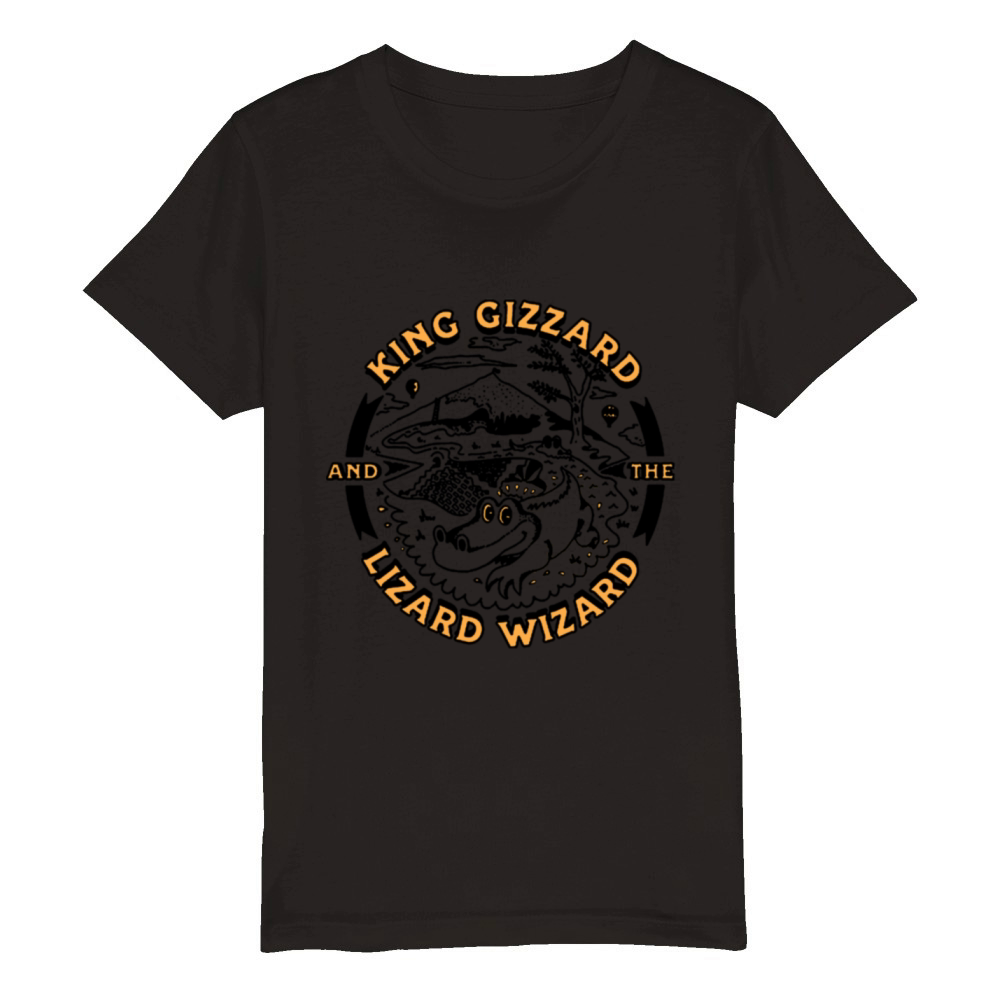 King Gizzard And The Lizard Wizard Gators Vintage Organic Kids Crewneck T-shirt