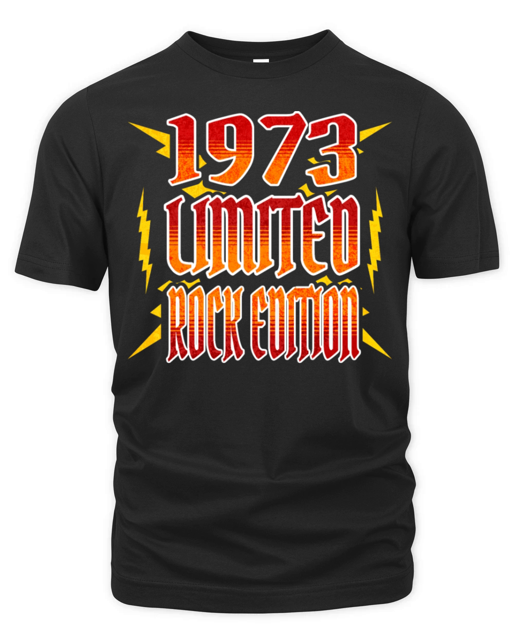 Limited Rock Edition 1973 50th Birthday Rocker Organic Unisex T-shirt