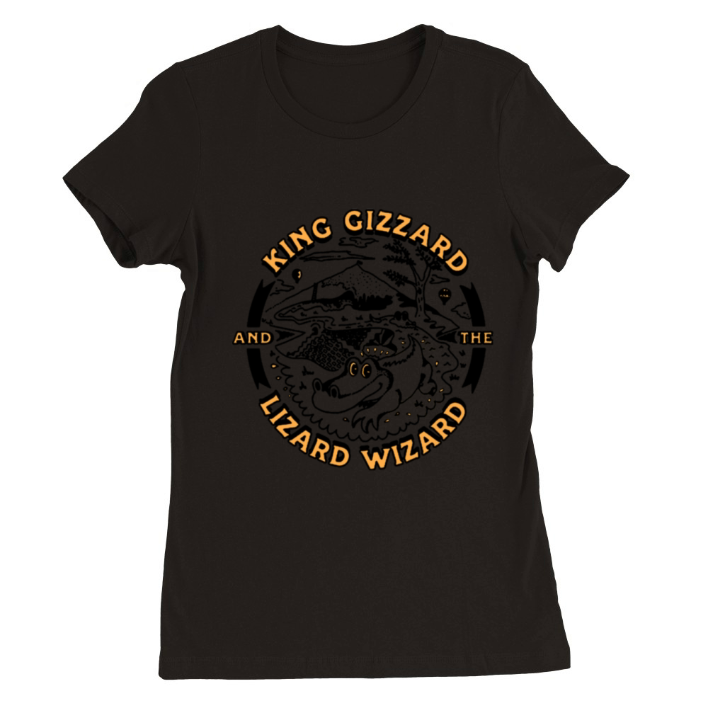 King Gizzard And The Lizard Wizard Gators Vintage Premium Womens Crewneck T-shirt