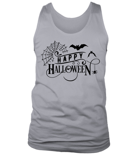 Happy Halloween black Tank Top Unisex