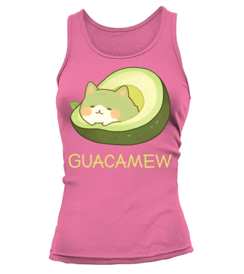 Guacamew Funny Avocado Kawaii Cat Lover Tank top Woman