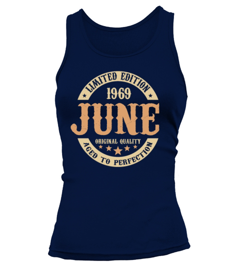June 1969 Vintage Birthday Present Tank top Woman