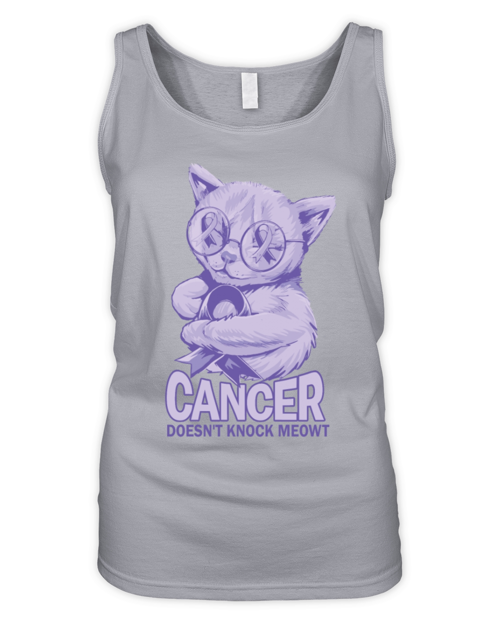 Cancer Doesnt Knock Esophageal Cancer Organic Women's Tank Top