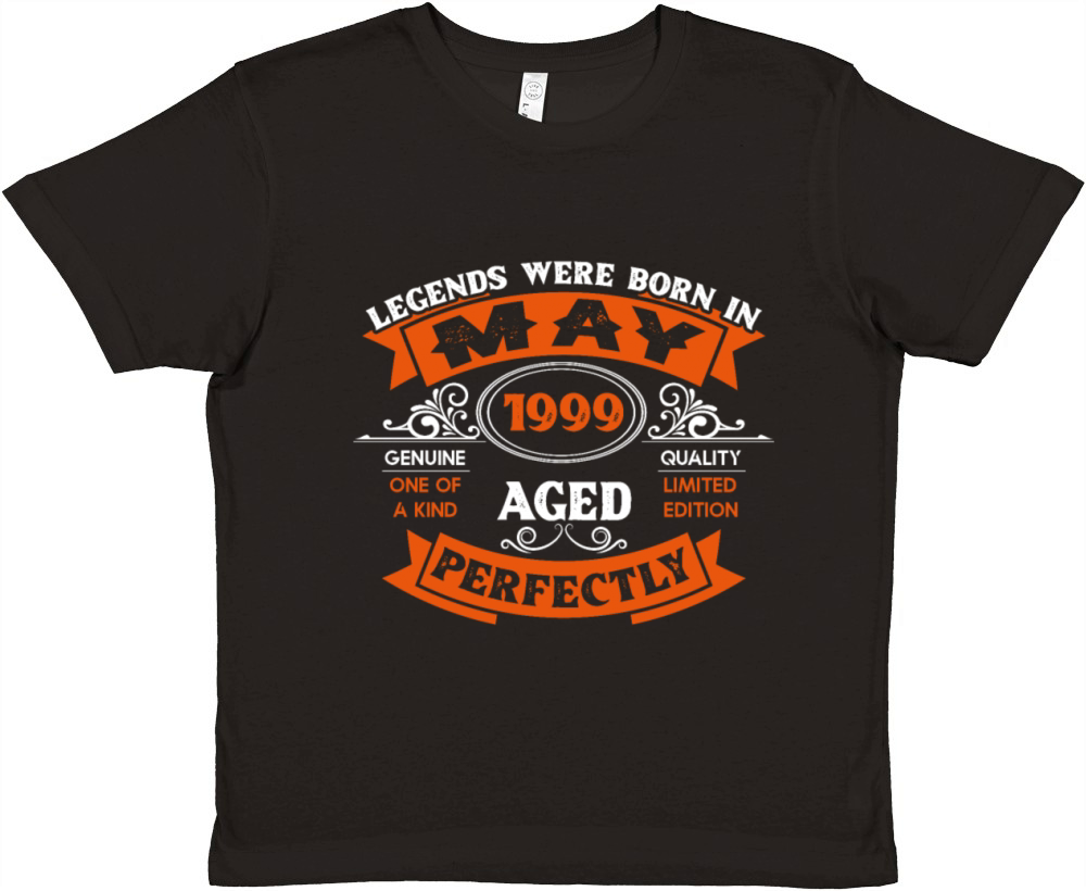 Legends Were Born In May 1999 Birthday Premium Kids Crewneck T-shirt