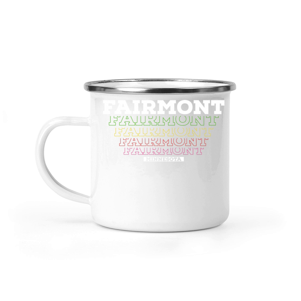 I Love Fairmont Minnesota Usa Vintage Camping Mug