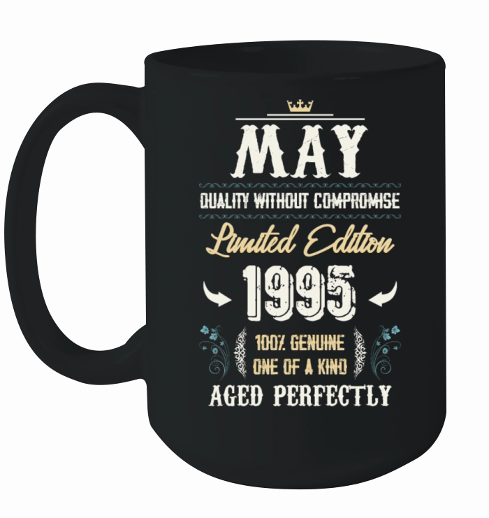May 1995 Vintage Birthday Present Ceramic Mug