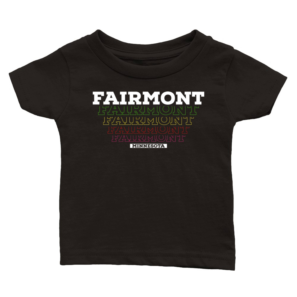 I Love Fairmont Minnesota Usa Vintage Classic Baby Crewneck T-shirt