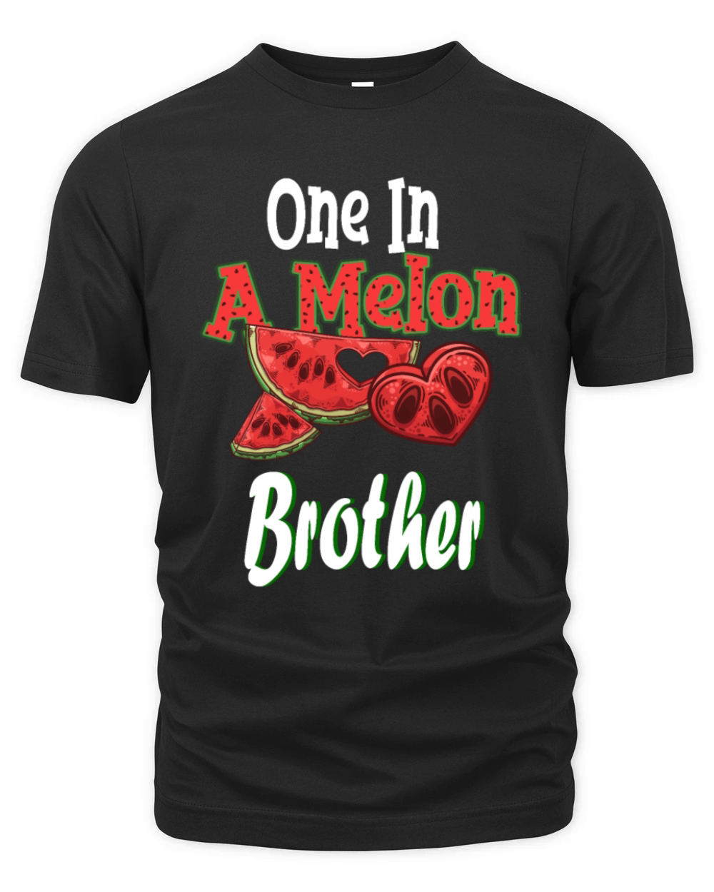 One in A Melon Brother Watermelon Funny Gift Organic Unisex T-shirt
