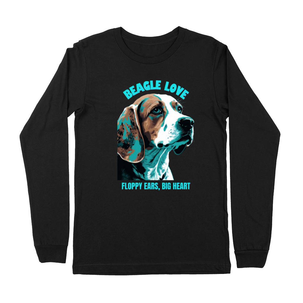 Beagle dog portrait with funny quote Premium Long Sleeve