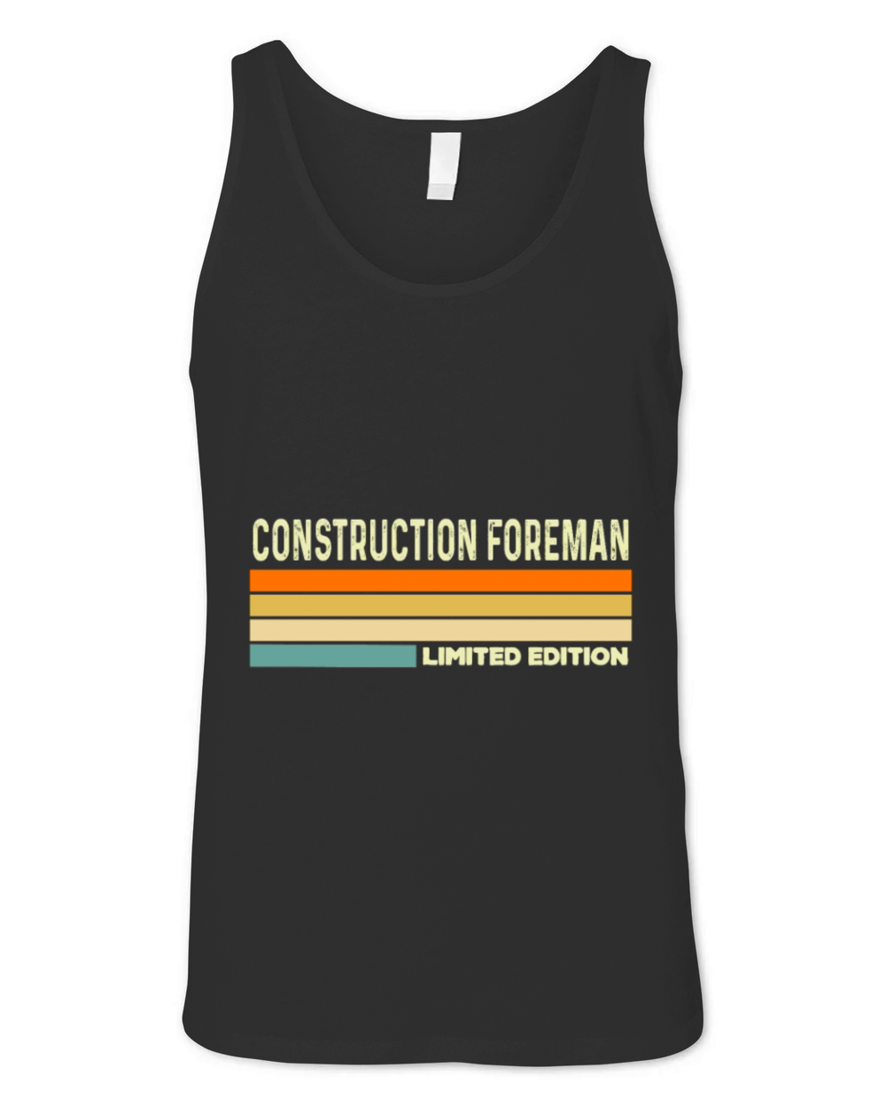 Construction Foreman Limited edition Unisex Jersey Tank