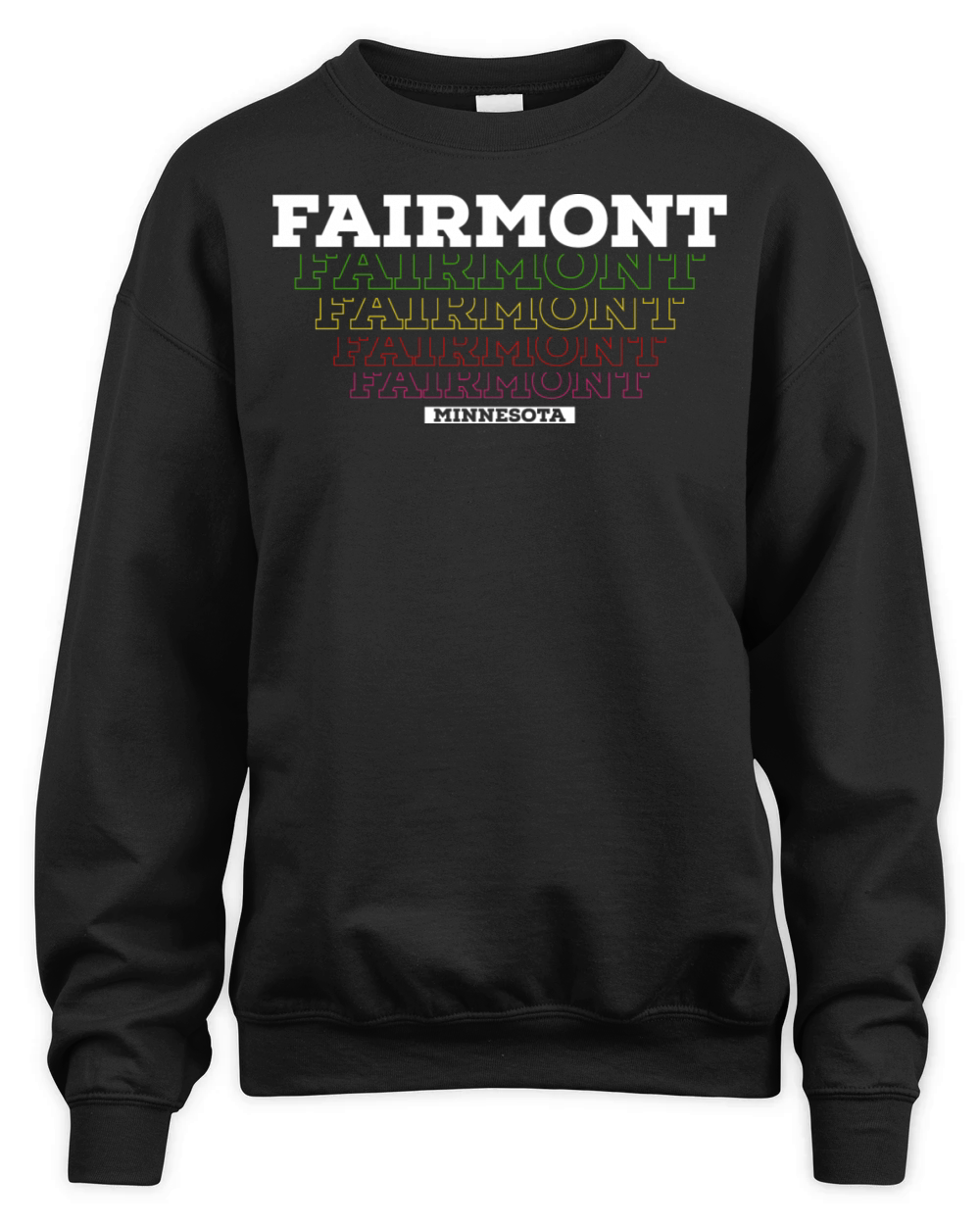 I Love Fairmont Minnesota Usa Vintage Unisex Premium Crewneck Sweatshirt