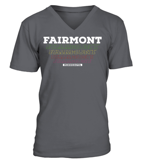 I Love Fairmont Minnesota Usa Vintage V-Neck T-shirt