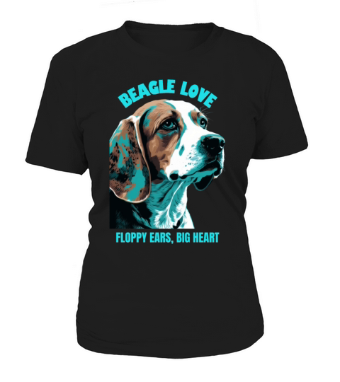 Beagle dog portrait with funny quote Women's T-Shirt