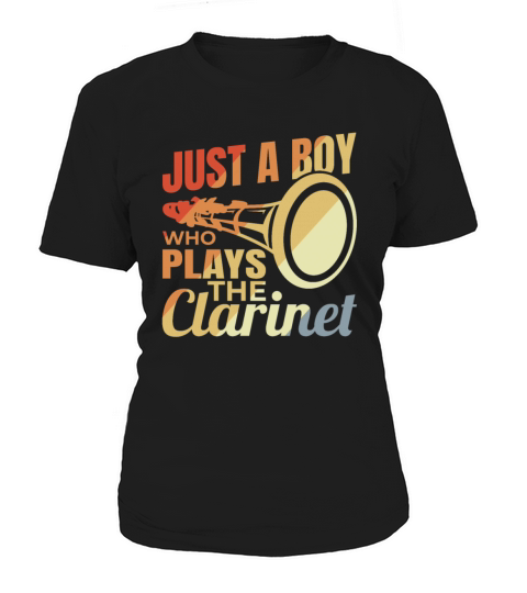 Funny Clarinet Boy Women's T-Shirt