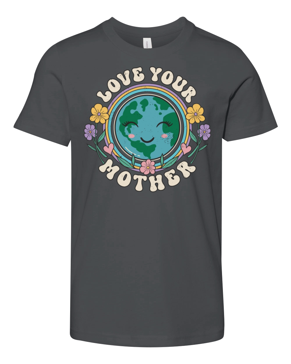 Earth Day Love Your Mother Gift Idea Youth Unisex Jersey Tee