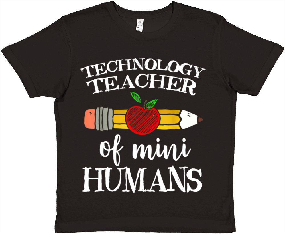 Technology Teacher Of Mini Humans Computer Team s Premium Kids Crewneck T-shirt