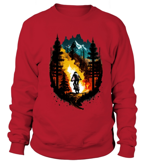 Mountain Bike Shirt gift father hiking sport Sweatshirt Unisex