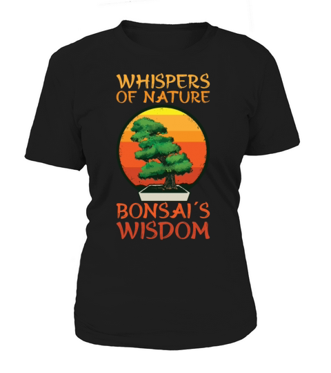 Bonsai Japan Silhouette Gardener Gardening Lover Women's T-Shirt