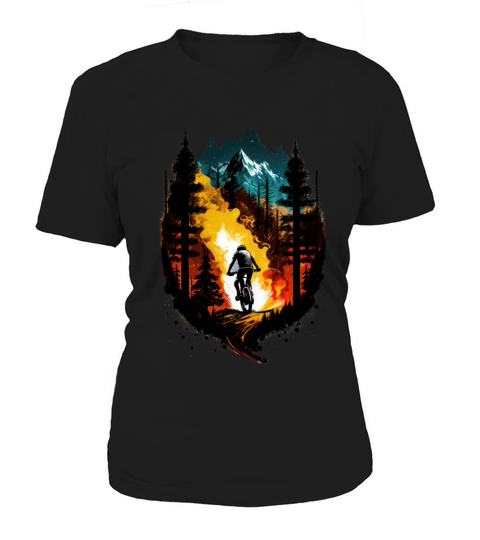 Mountain Bike Shirt gift father hiking sport Women's T-Shirt