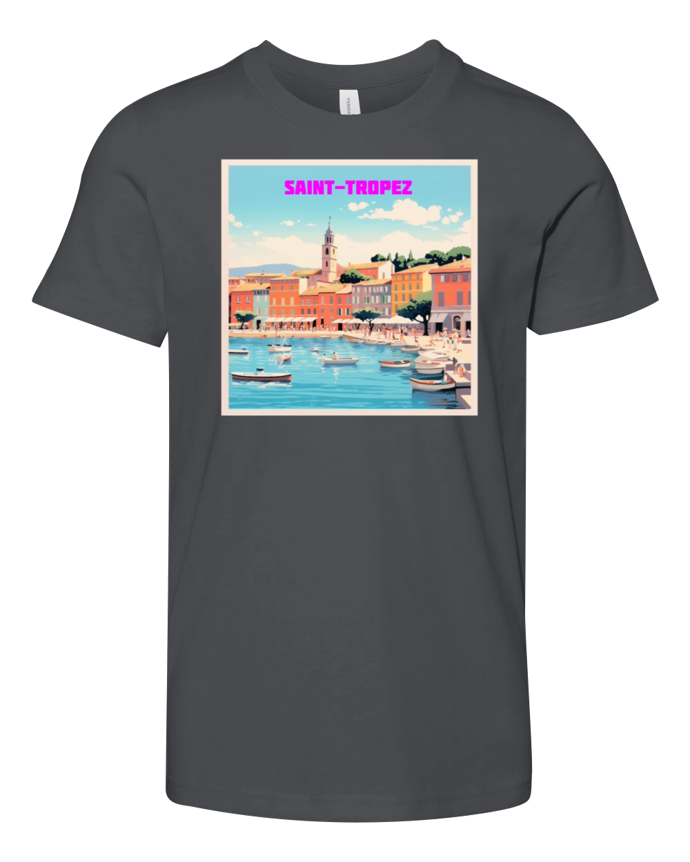 "Pastel Paradise" Saint-Tropez Youth Unisex Jersey Tee