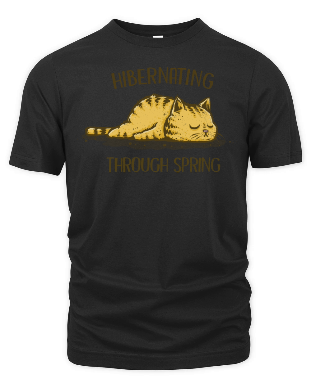 Hibernating Through Spring Organic Unisex T-shirt