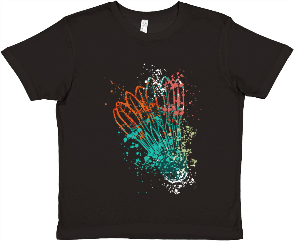 Splash Badminton shuttlecock Premium Kids Crewneck T-shirt