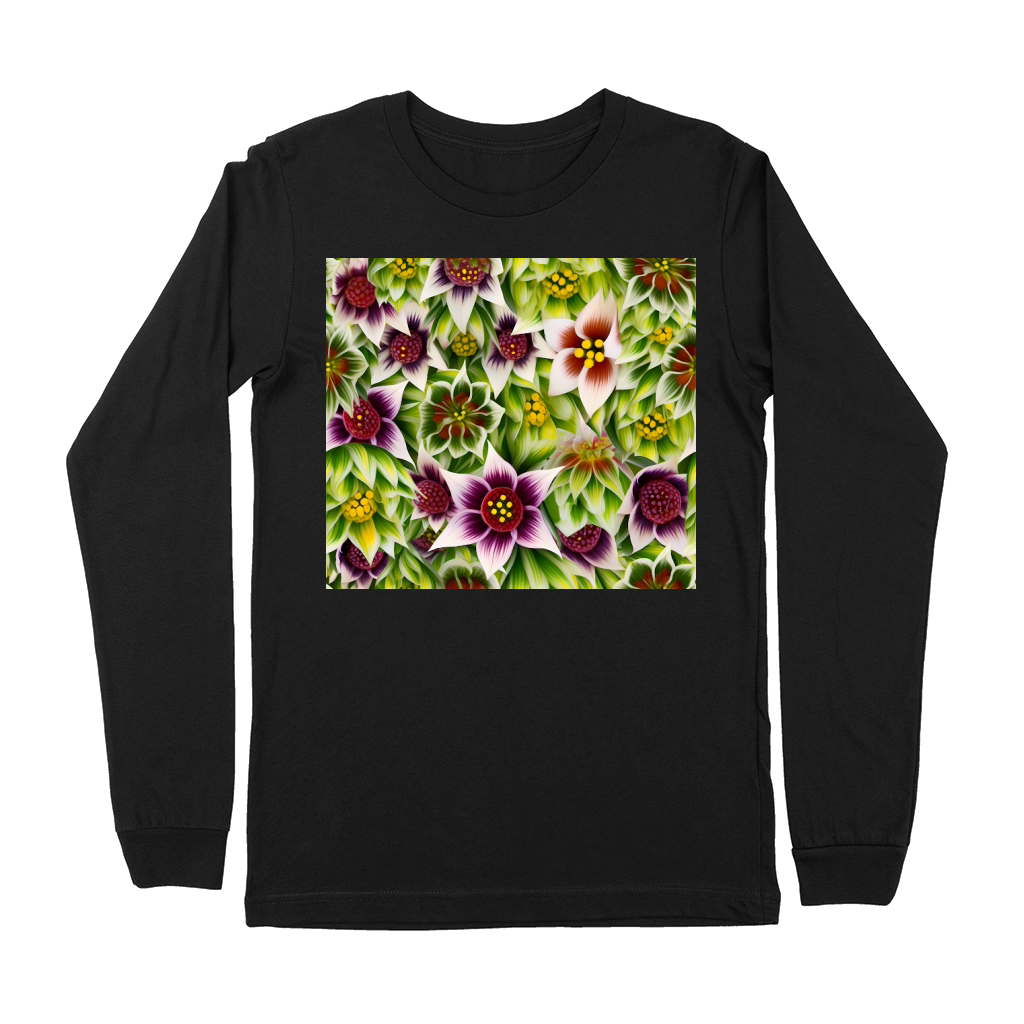 3D Fritillaria meleagris Tumbler Wrap Premium Long Sleeve