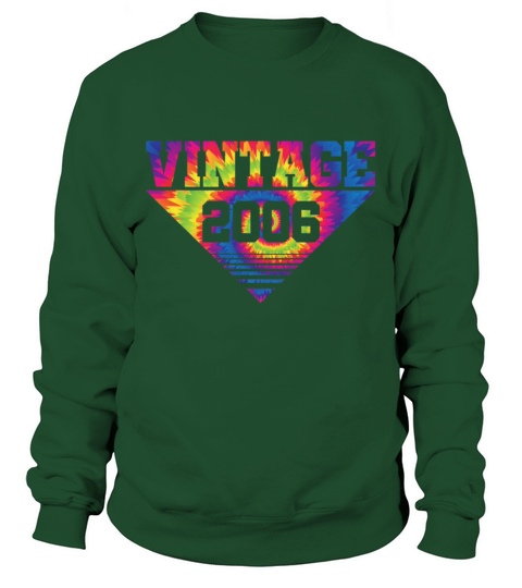 Vintage 2006 Tie Dye Splash Color Triangle Sweatshirt Unisex