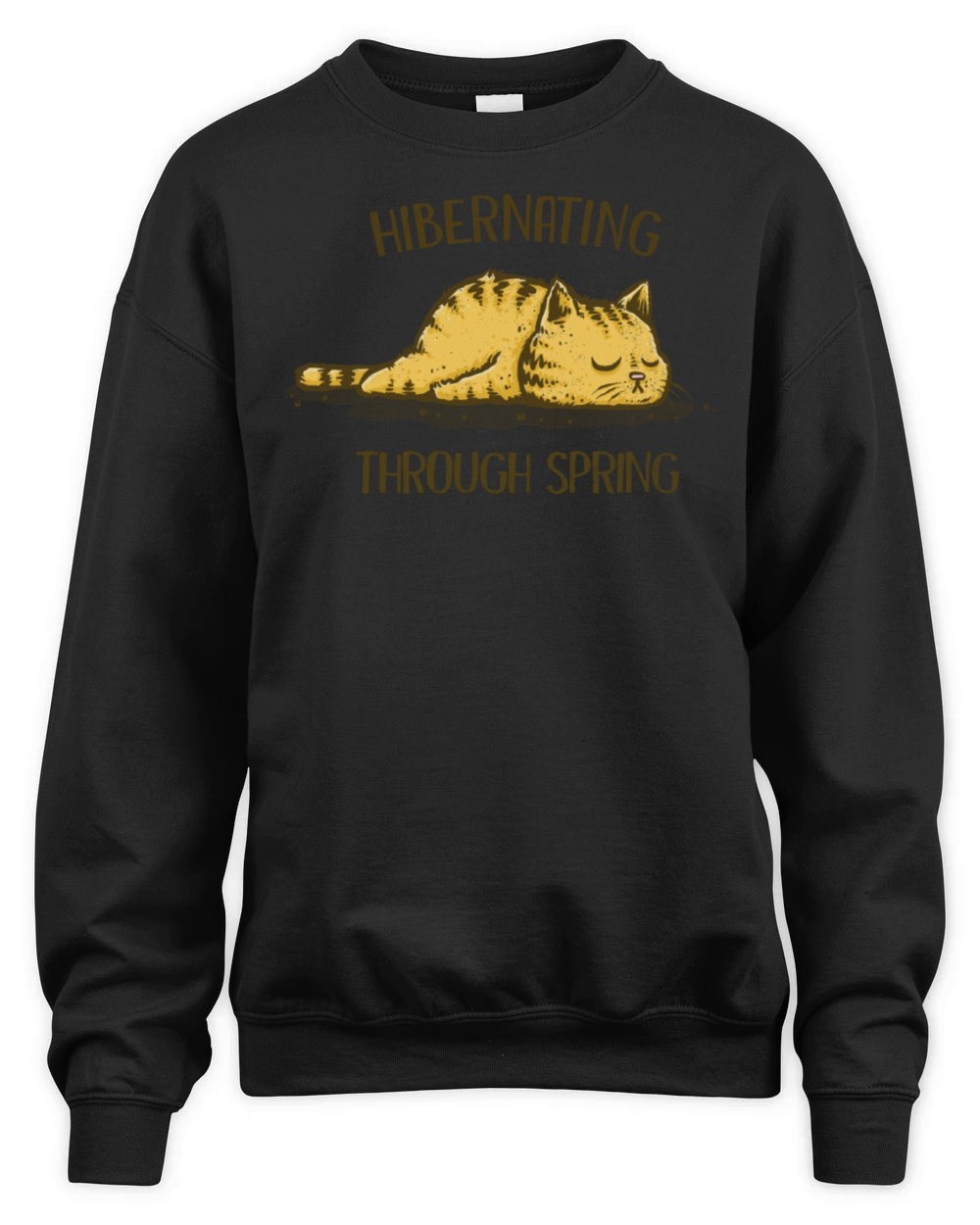 Hibernating Through Spring Unisex Premium Crewneck Sweatshirt