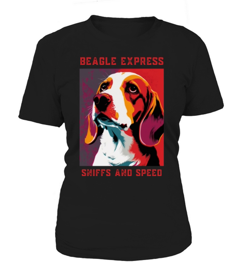 Beagle dog portrait with funny quote Women's T-Shirt
