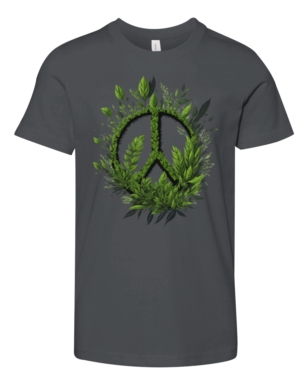 Peace Love Flower Plants Hippie 60s 70s Youth Unisex Jersey Tee